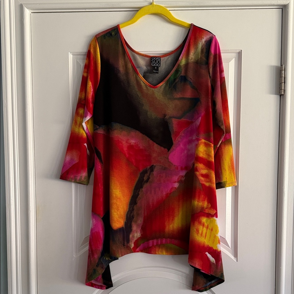 Clara Sun Woo Asymmetrical Blouse EUC